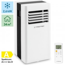 TROTEC Climatiseur mural PAC-W 2650 SH | Climatisation 4 en 1:  refroidisseur, chauffage, ventilateur, déshumidificateur | avec intégration  WLAN et