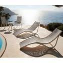 Set mit 4 Sonnenliegen Vondom Ibiza Ecru