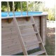 Piscina Legno Ubbink Linea 500x800 H140 Fodera Blu