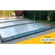 Abri de Piscine Bas Abrisol télescopique Tapia prêt à poser pour piscine 800 x 400