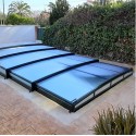 Pool Enclosure Low Telescopic Abrisol Tapia ready to install for pool 600 x 300