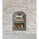 Poêle à Bois Ferlux avec Four Forno 60 Encastrable16kW avec vitre