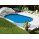 Piscine Ovale Ibiza Family 800 Luxe Enterrée