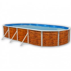 Oberirdischer Pool TOI Etnica oval 730x366xH120 mit komplettem Kit