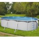 Oberirdischer Pool TOI Magnum oval 640x366xH132 Compact Weiß