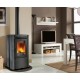 Fogão a lenha Nordica Extraflame Ester BII 9.4kW pedra natural