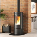 Poêle à bois Rond Nordica Extraflame Marlena 7.5kW en fonte