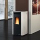 Fogão a pellets ventilado La Nordica Extraflame Ketty Evo 2.0 7kW Branco