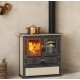 Houtkachel Nordica Extraflame Rosa L 9kW Zwart