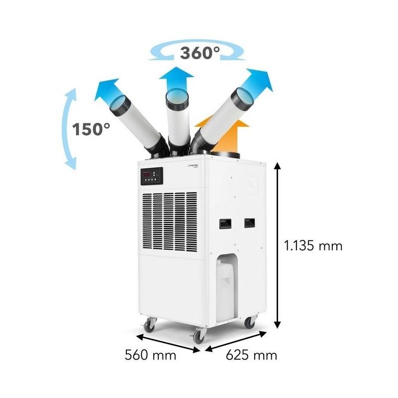 PT – Climatiseurs pour l'utilisation professionnelle - TROTEC