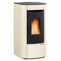 Geventileerde pelletkachel La Nordica Extraflame Sabry Prestige Line 7kW Ivoor