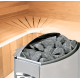 Holl's Eccolo 6-Sitzer-Sauna Komplettpaket 4,5kW Ofen und Steine inklusive