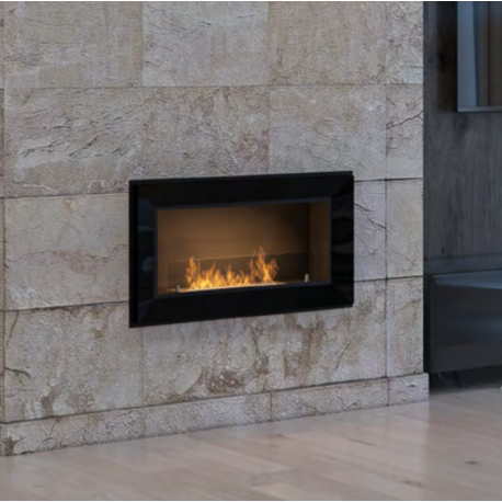 SIMPLEfire Frame 900 Bioethanol Kamin schwarz mit 1 Fenster