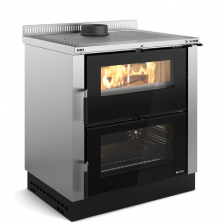 Wood burning stove La Nordica Verona XXL Stainless Steel 7kW