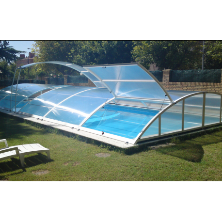 Low Pool Enclosure Lanzarote Removable Enclosure 12x5.7m