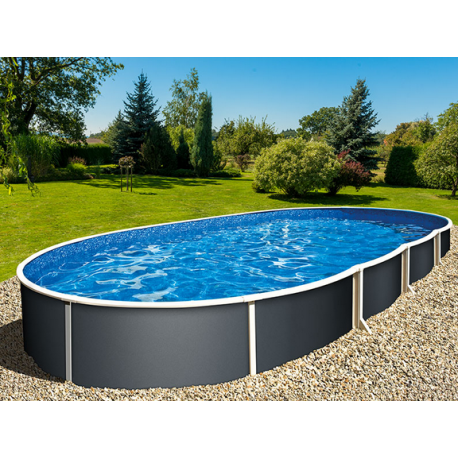 Azuro Oval Pool 5,5x3,7x1,2 Freistehender oder unterirdischer Sandfilter