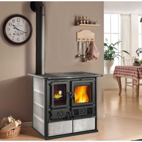 Kaminofen La Nordica Rosa Sinistra Reverse 9kW Naturstein