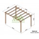 Freestanding solid wood pergola Madrid 4.20x3m 12m2