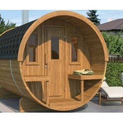 Sauna extérieur Barel 280 Thermowood 2 à 6 personnes VerySpas