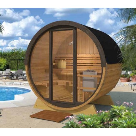 Buitenzwembad Zwembad 200 Thermowood 2 tot 3 personen VerySpass