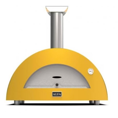 Moderno 3 Alfa Forni Pizza Oven with Antique Red Wood