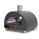 Moderno 3 Alfa Forni Pizzaofen mit antikem rotem Holz