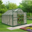 Serre de Jardin Aluminium Habrita 7.35m2