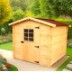 Alpina Garden shed Madeira maciça Habrita 4 m2 Log 20mm