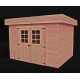 Abri de Jardin en bois Dinan 3.4x4.4 Habrita 14,8m2