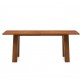 Extendable Rectangle Table 200 to 250x95 Lena VeryForma Oak Wood