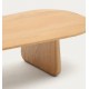 Mesa de centro de madera de roble natural Lounge Pita VeryForma