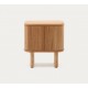 Natural Wood Bedside Table 50x55 Leni VeryForma