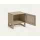 Bedside Table Solid Wood by Mindi 50x48 Texi VeryForma