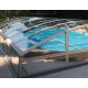 Abri de Piscine mi-haut télescopique Imperial 6.42X4 m Abrilios