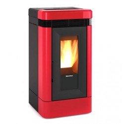 La Nordica Extraflame Lucia 12 kW Belüfteter Pelletofen Bordeaux