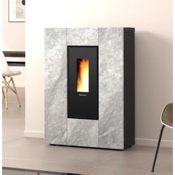 La Nordica Extraflame Marilena Plus AD Pellet Stove 8kW Narrow Natural Stone