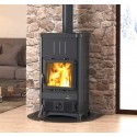 Nordica Extraflame Fedora 8.3kW Steel Wood Stove Black