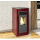 Ferlux Nerea 10 kW Fogão a Pellets Vermelho Imperial