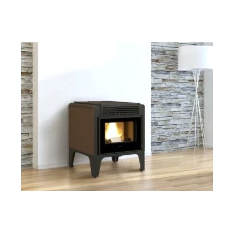 Ferlux Ares Pellet Stove 10 kW Vintage Brown