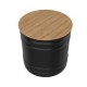 Fractio Wood Pellet Storage Tank Steel and Bamboo Dixneuf Design