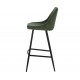 Set of 2 Ari VeryForma Green Velvet and Metal Worktop Chairs