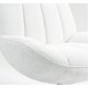 Ena Fabric Sillón giratorio blanco VeryForma