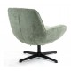 Ena Green Swivel Stoffen Fauteuil VeryForma