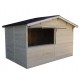 Spruce wood merchant shop Sylva 3.6x2,4m Habrita 8.6m2