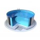 Piscine Ronde Azuro Ibiza 500 H150