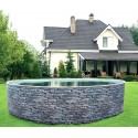 Azuro Stone Design Runder Pool 5x1,2m